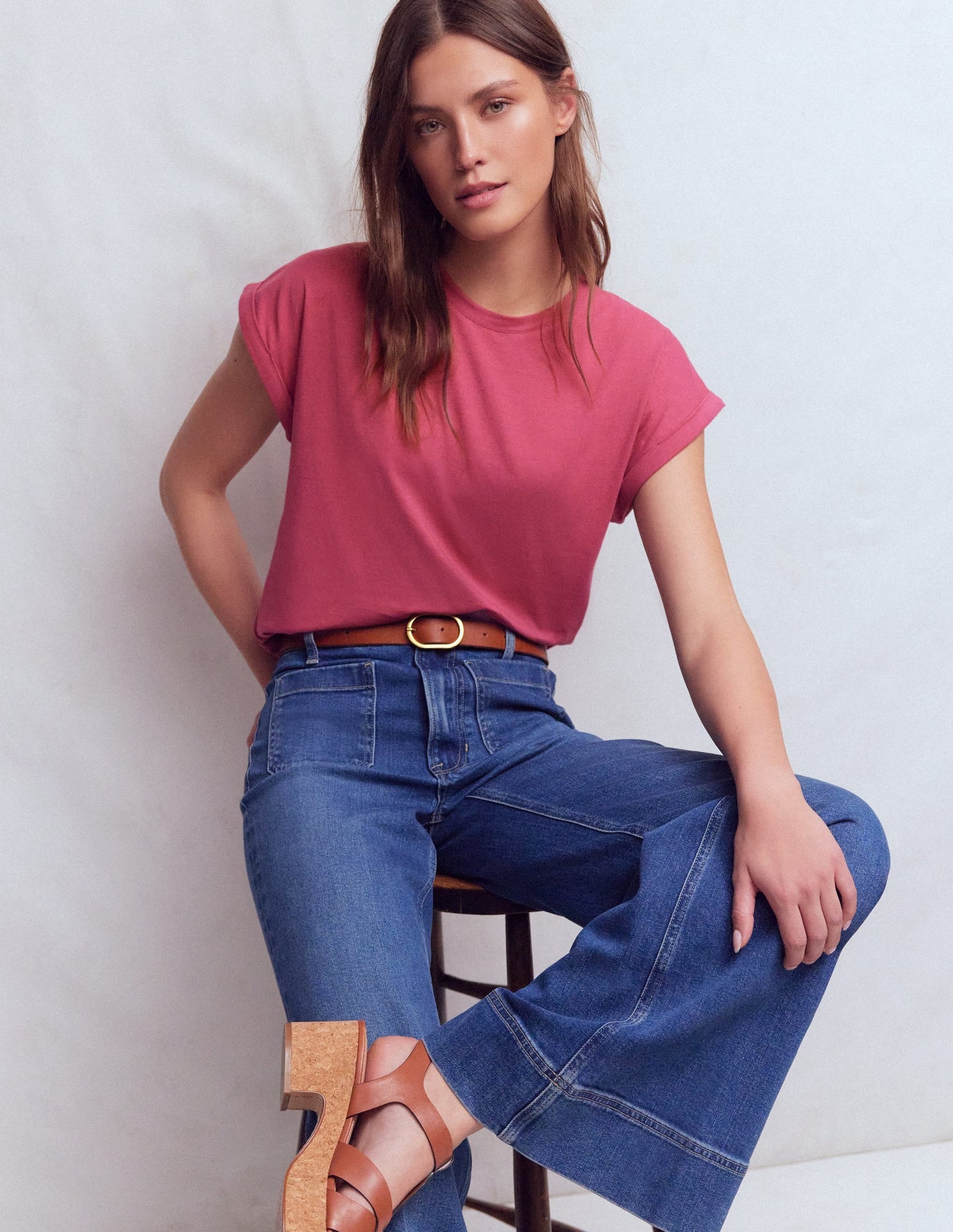 Turn Back T-shirt-Pink Blush