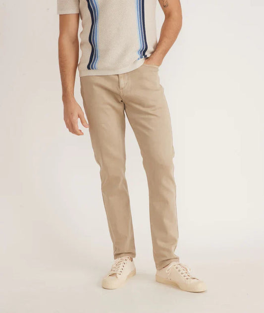 Marine Layer 5 Pocket Athletic Fit Twill Pant