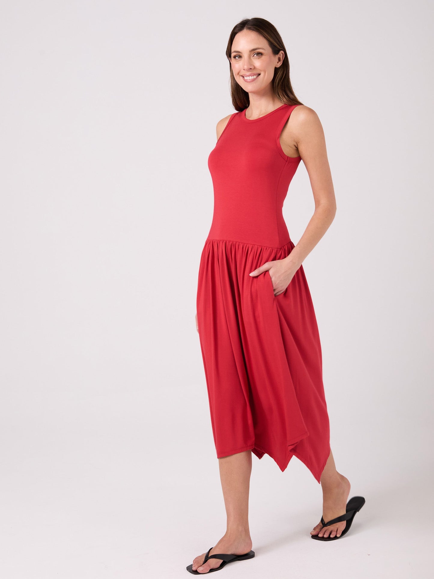 Eliza  Dress - Cherry