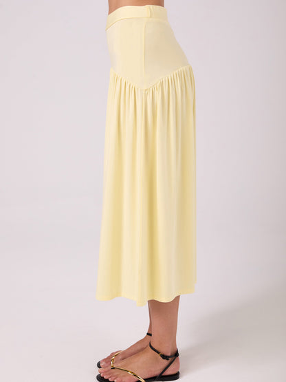 Clara Skirt  - Pastel Yellow