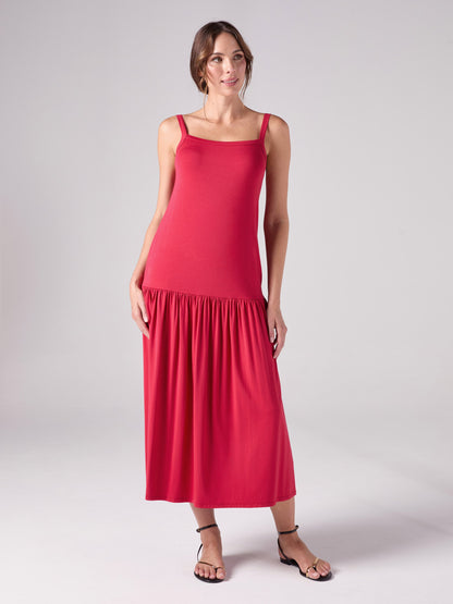 Alma Dress - Cherry