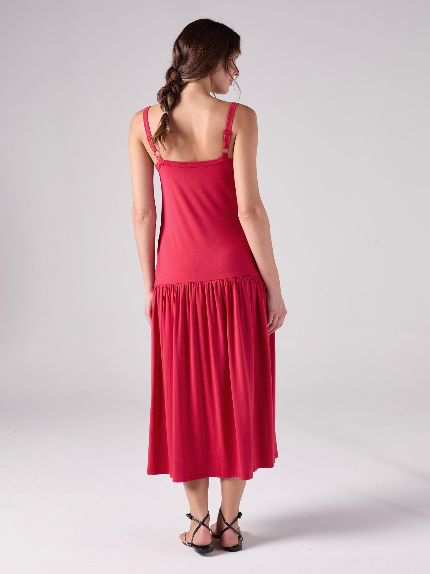 Alma Dress - Cherry