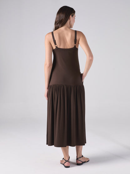Alma Dress - Coffee Bean