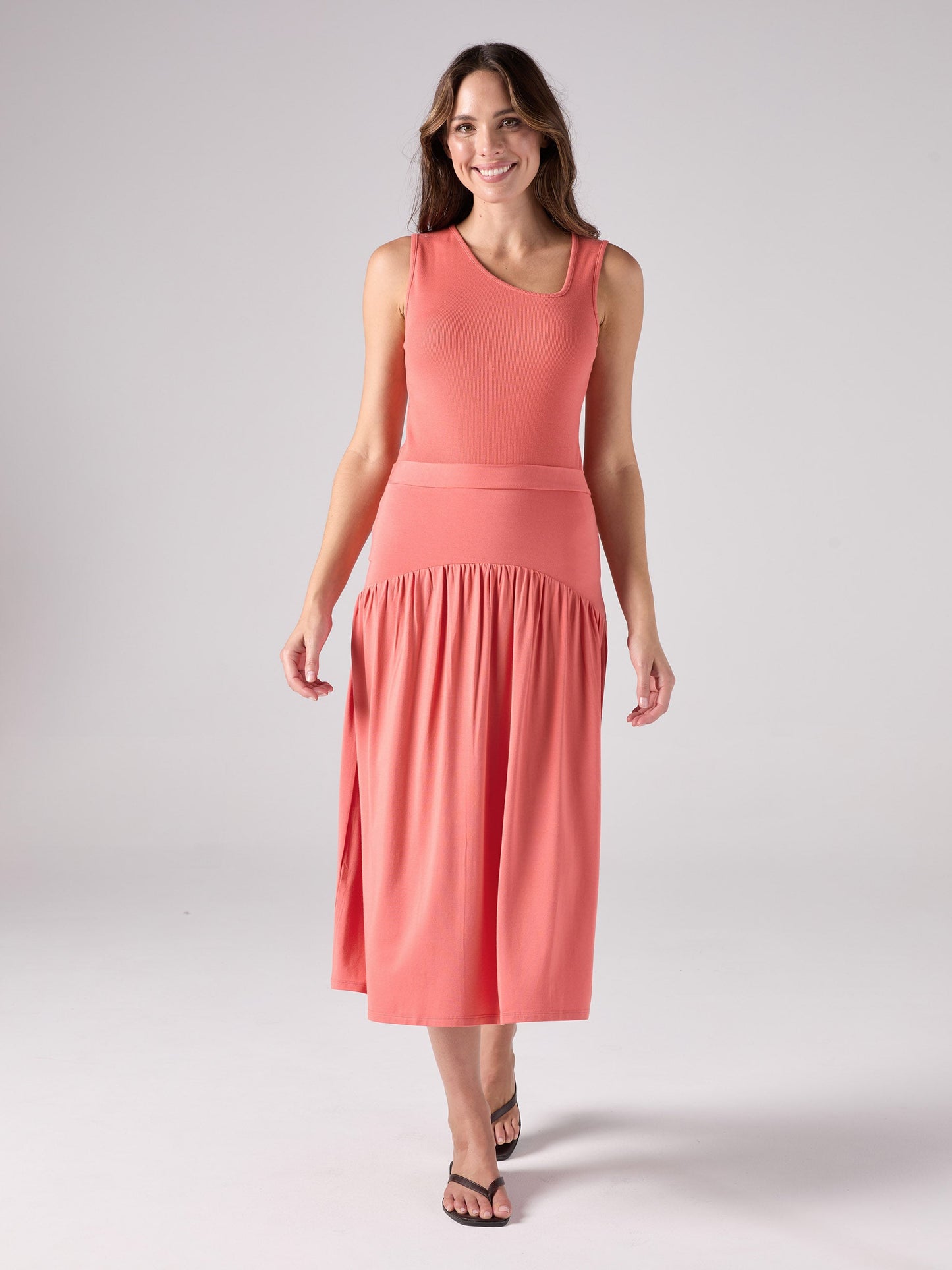 Riva Rib Tank - Sienna