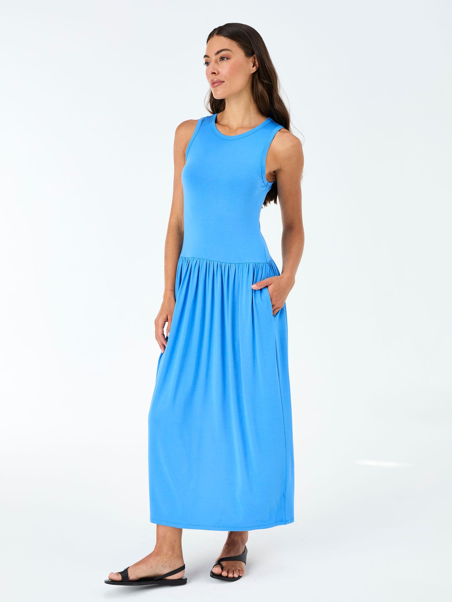 Essential Maxi Dress - Cobalt