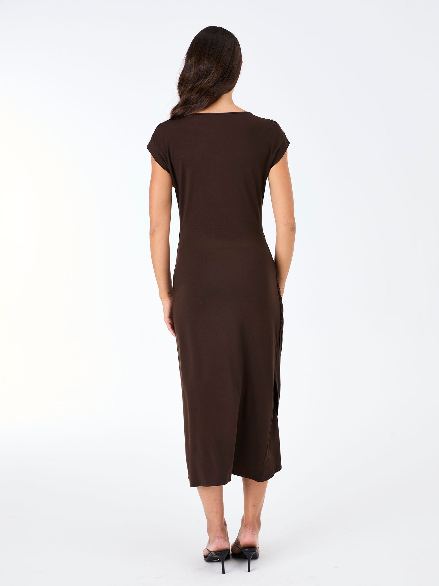 Bella Dress - Coffee Bean