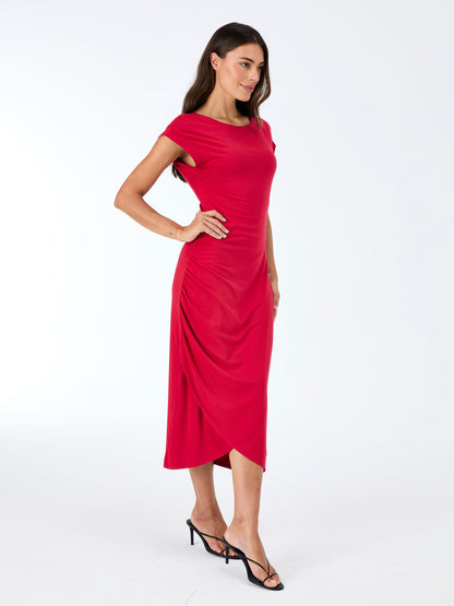Bella Dress - Cherry