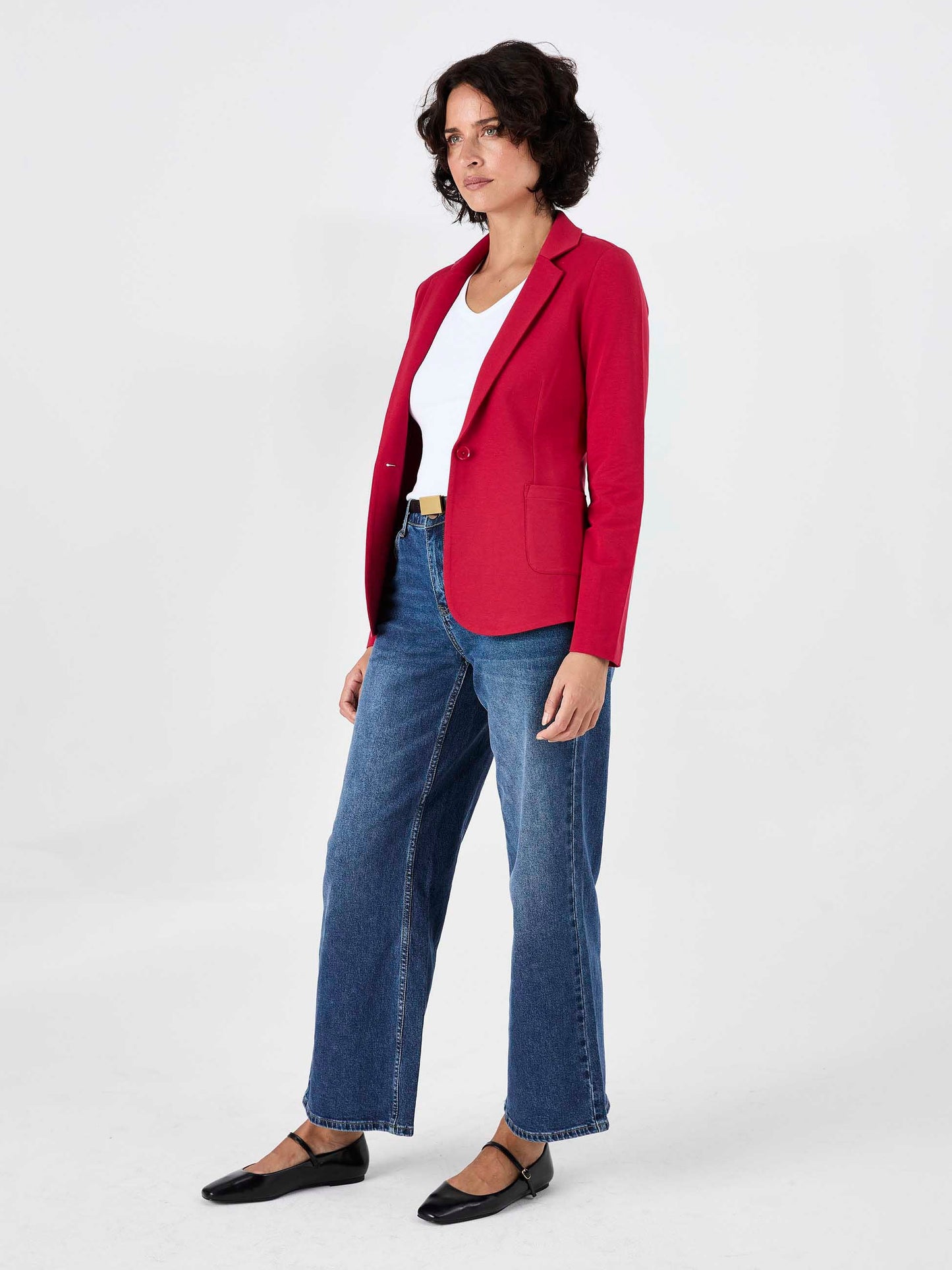 The Classic Jacket - Cherry