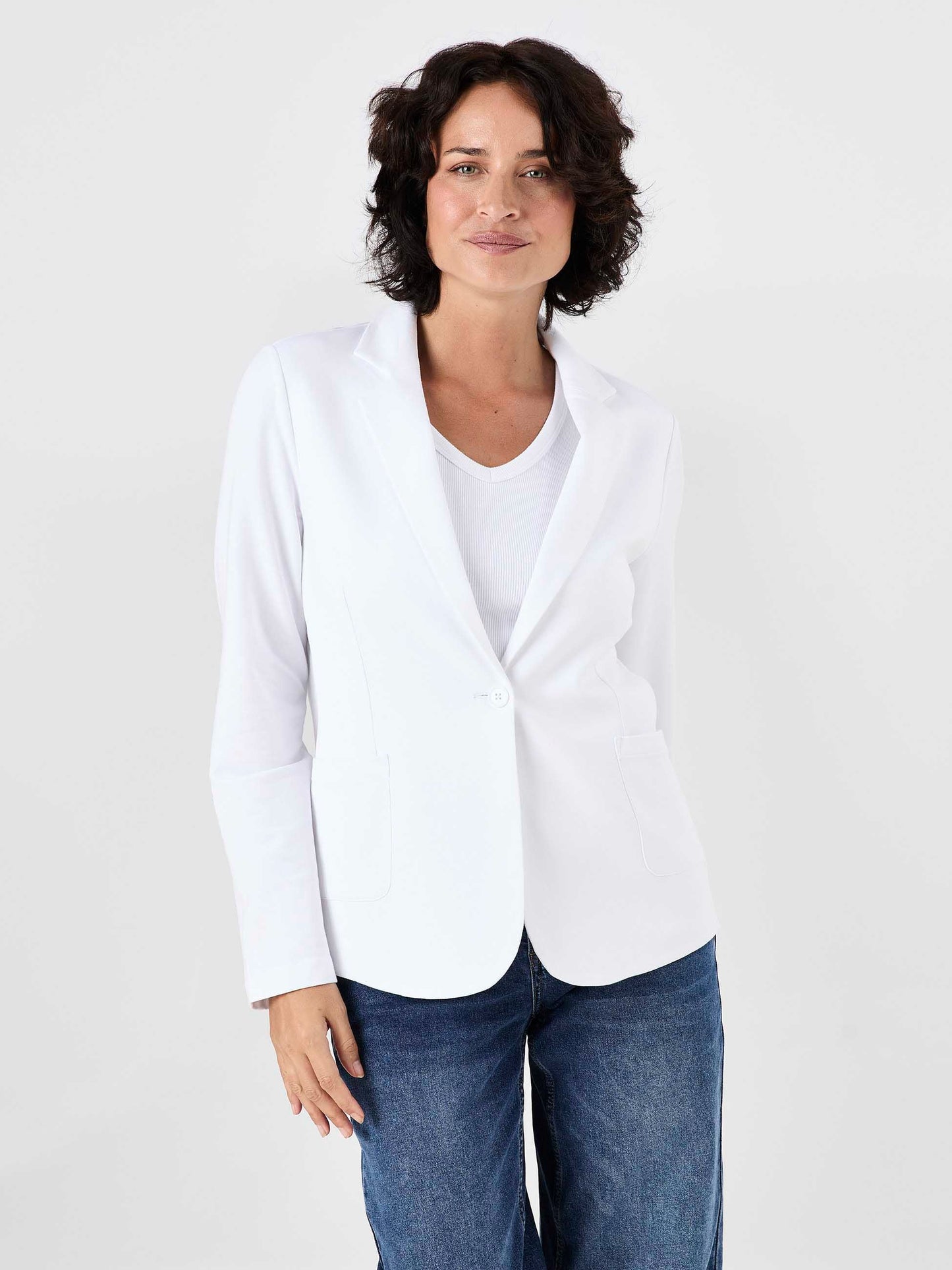 The Classic Jacket - White