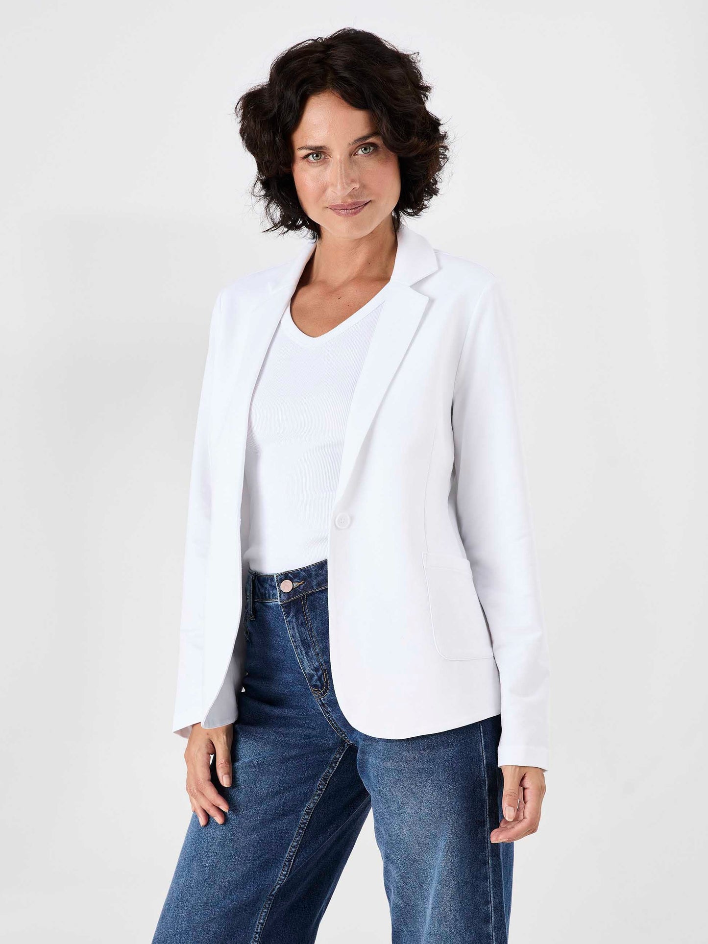 The Classic Jacket - White
