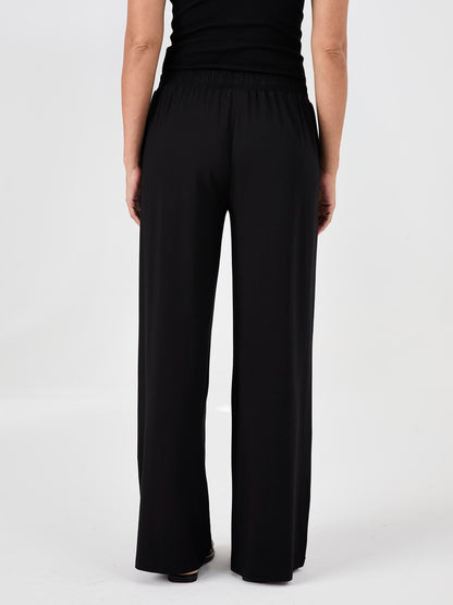 Emery Wide Leg Pants - Black