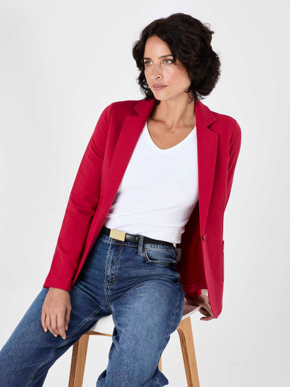 The Classic Jacket - Cherry