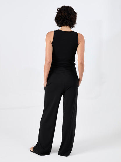 Nomad Modal Wide Leg Pant - Black
