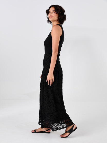 Chantelle Lace Skirt - Black