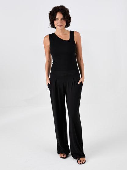 Riva Rib Tank - Black