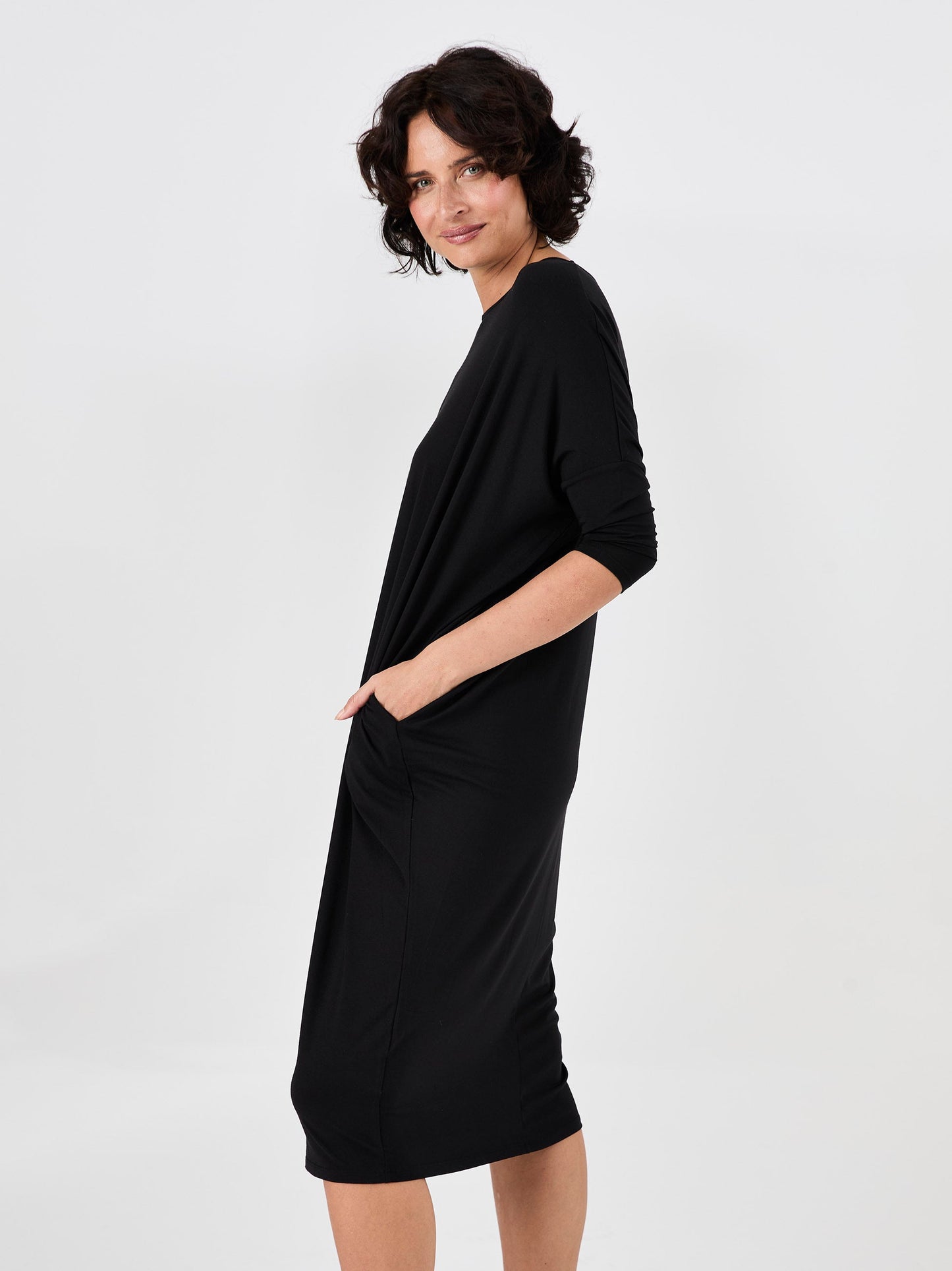 Easy Flow Dress - Black