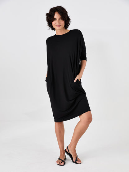 Easy Flow Dress - Black