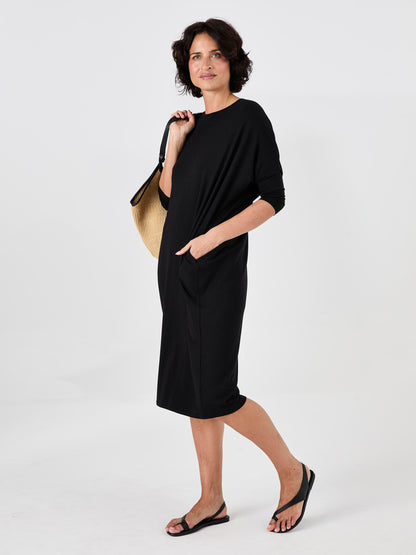 Easy Flow Dress - Black