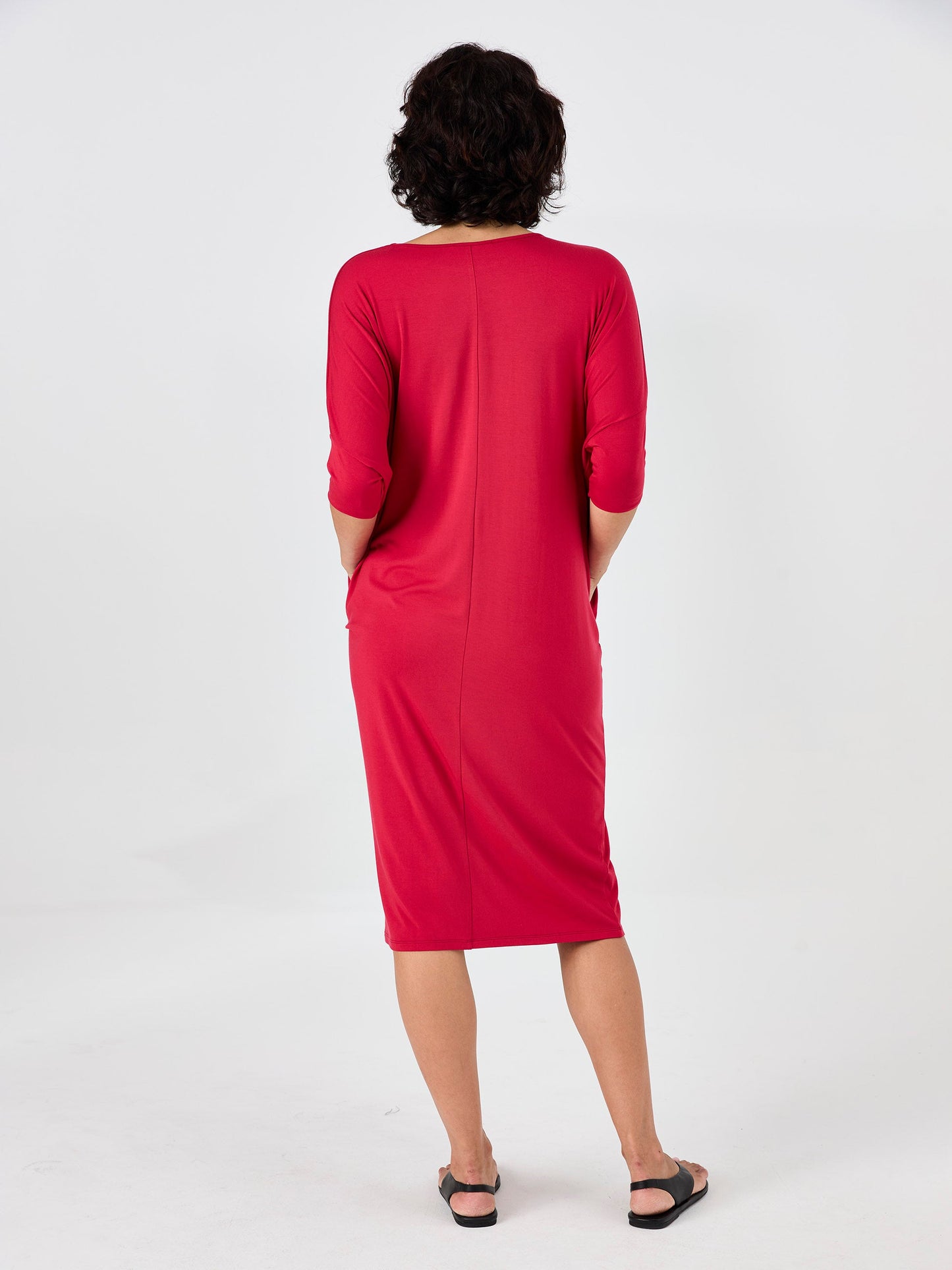 Easy Flow Dress - Cherry