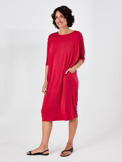 Easy Flow Dress - Cherry