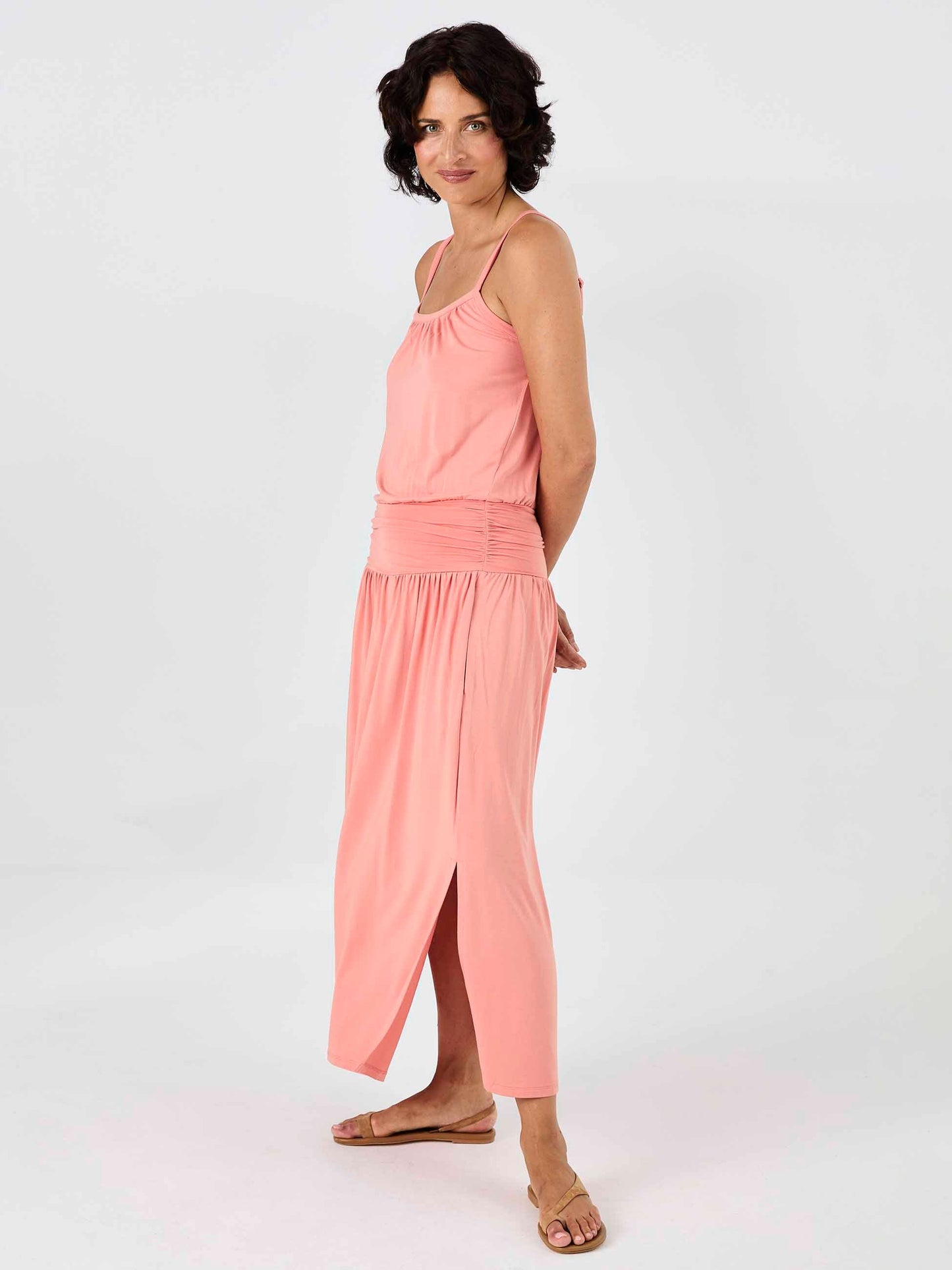 Imogen Dress - Apricot