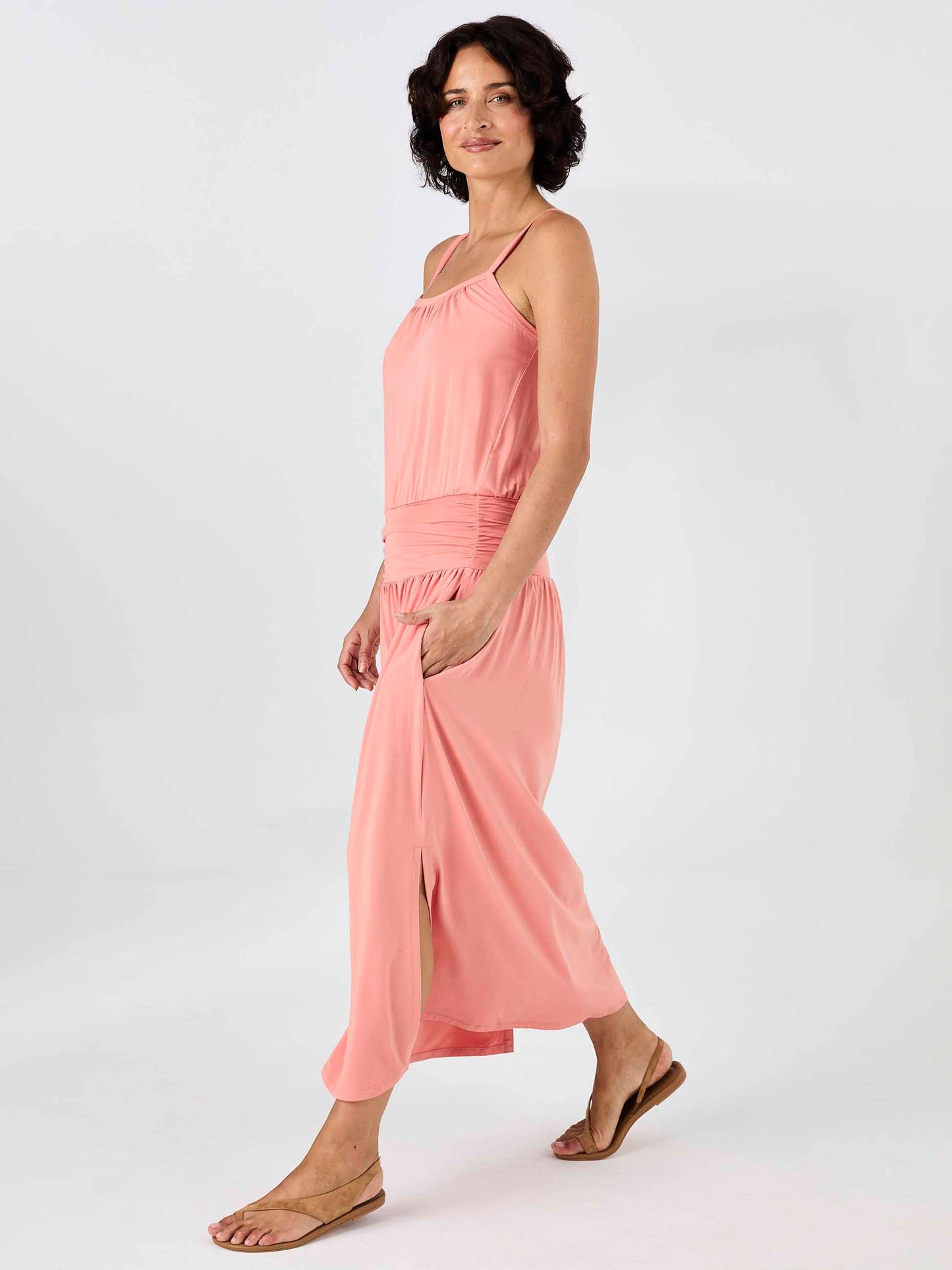 Imogen Dress - Apricot