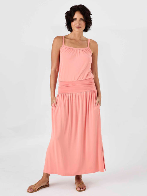 Imogen Dress - Apricot