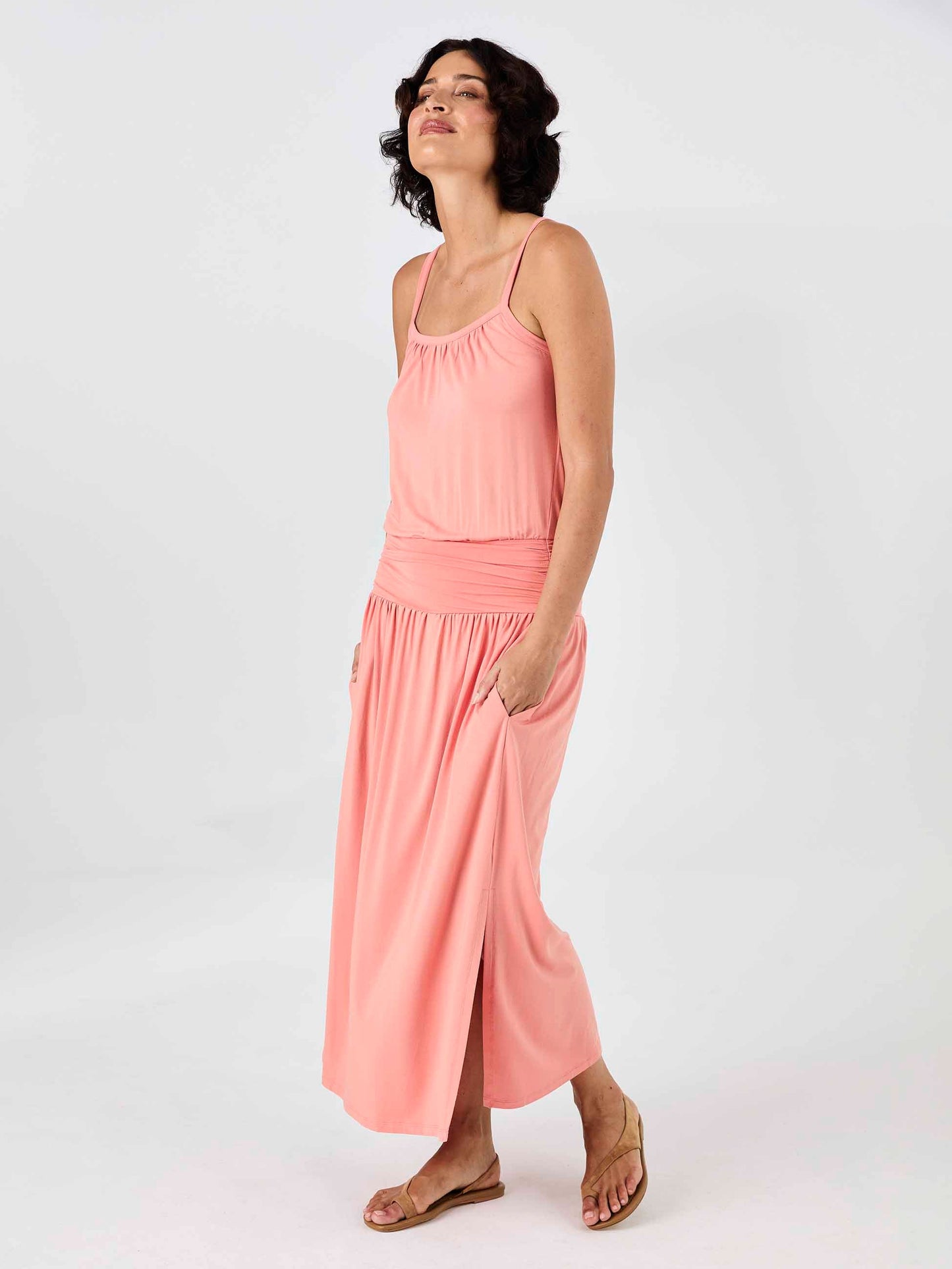 Imogen Dress - Apricot