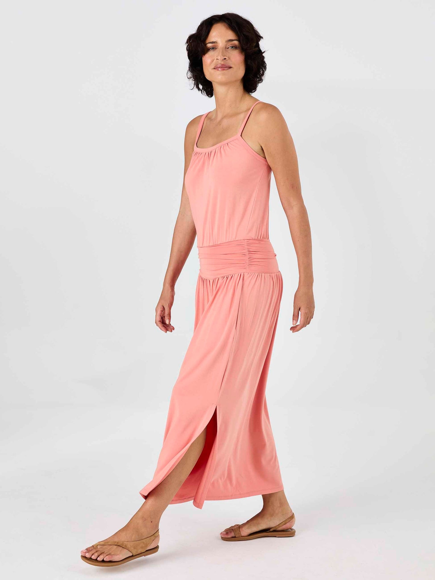 Imogen Dress - Apricot