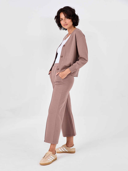 Suit Up Athleisure Pant - Taupe