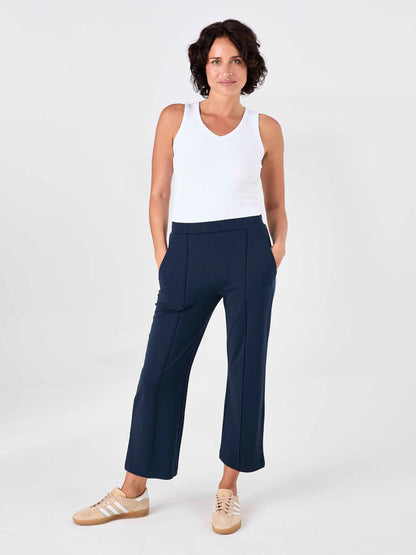 Suit Up Athleisure Pant - Navy