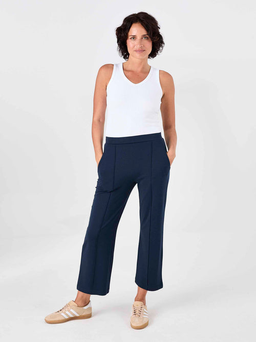 Suit Up Athleisure Pant - Navy