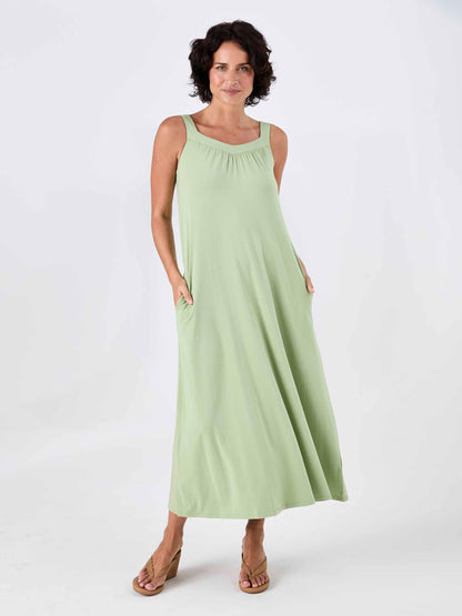 Haze Dress - Matcha Green