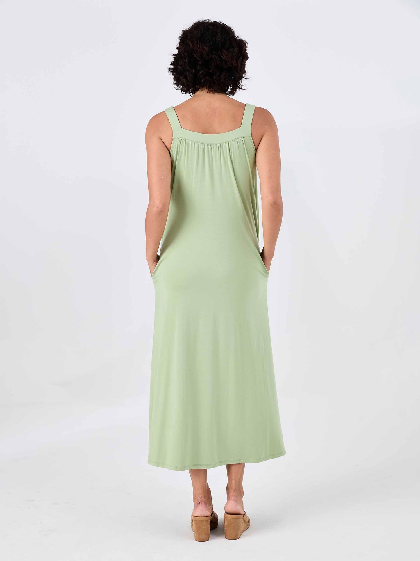 Haze Dress - Matcha Green