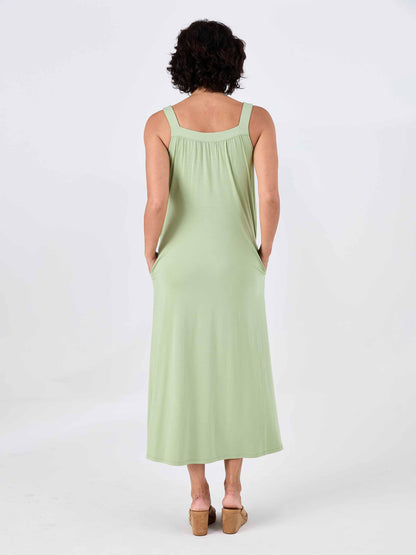 Haze Dress - Matcha Green