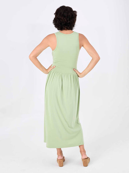 Essential Maxi Dress - Matcha Green