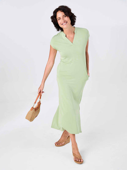 Alba Dress - Matcha Green