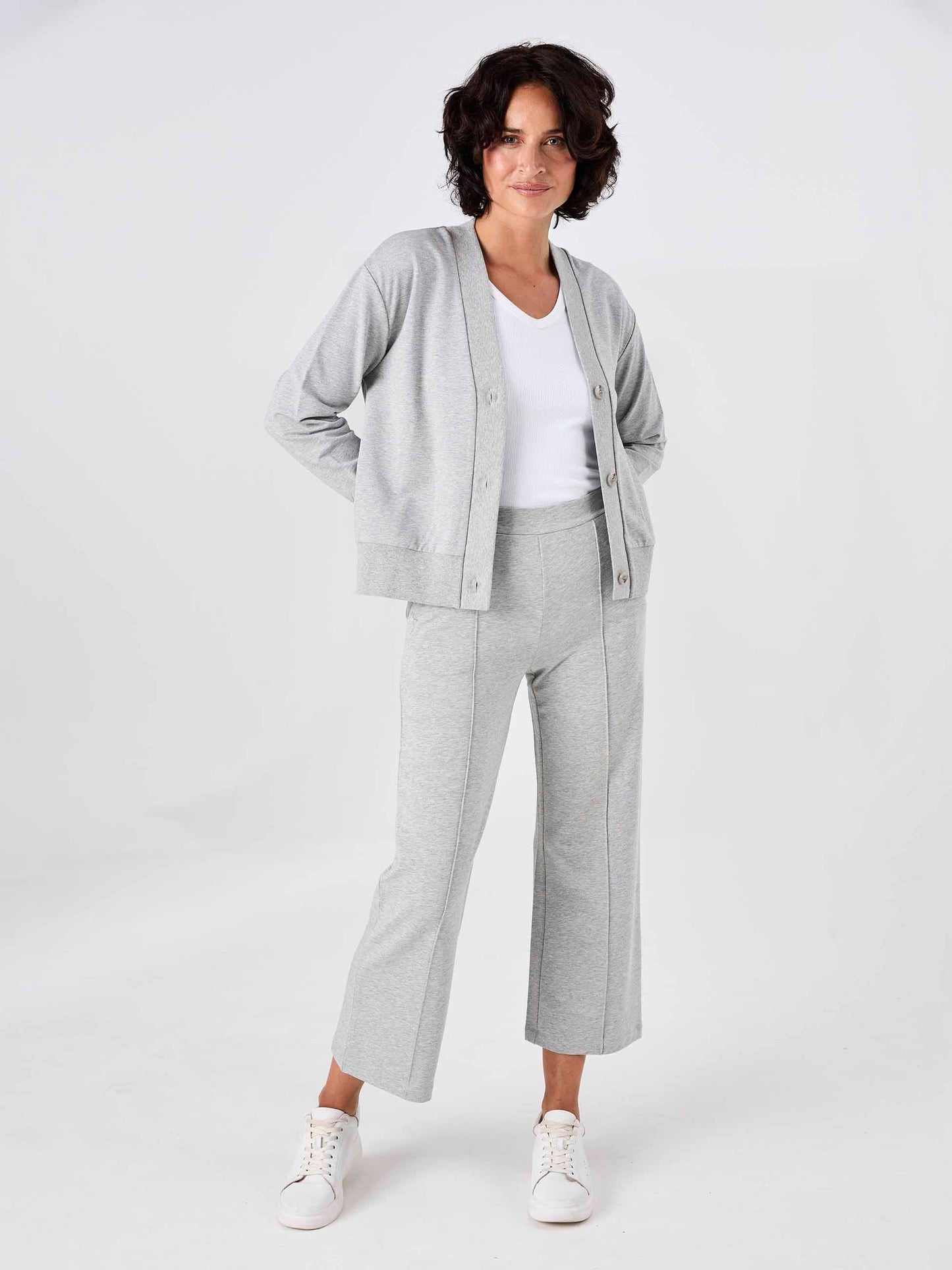 Suit Up Athleisure Pant - Grey Marl