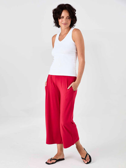 Jett Culottes - Cherry