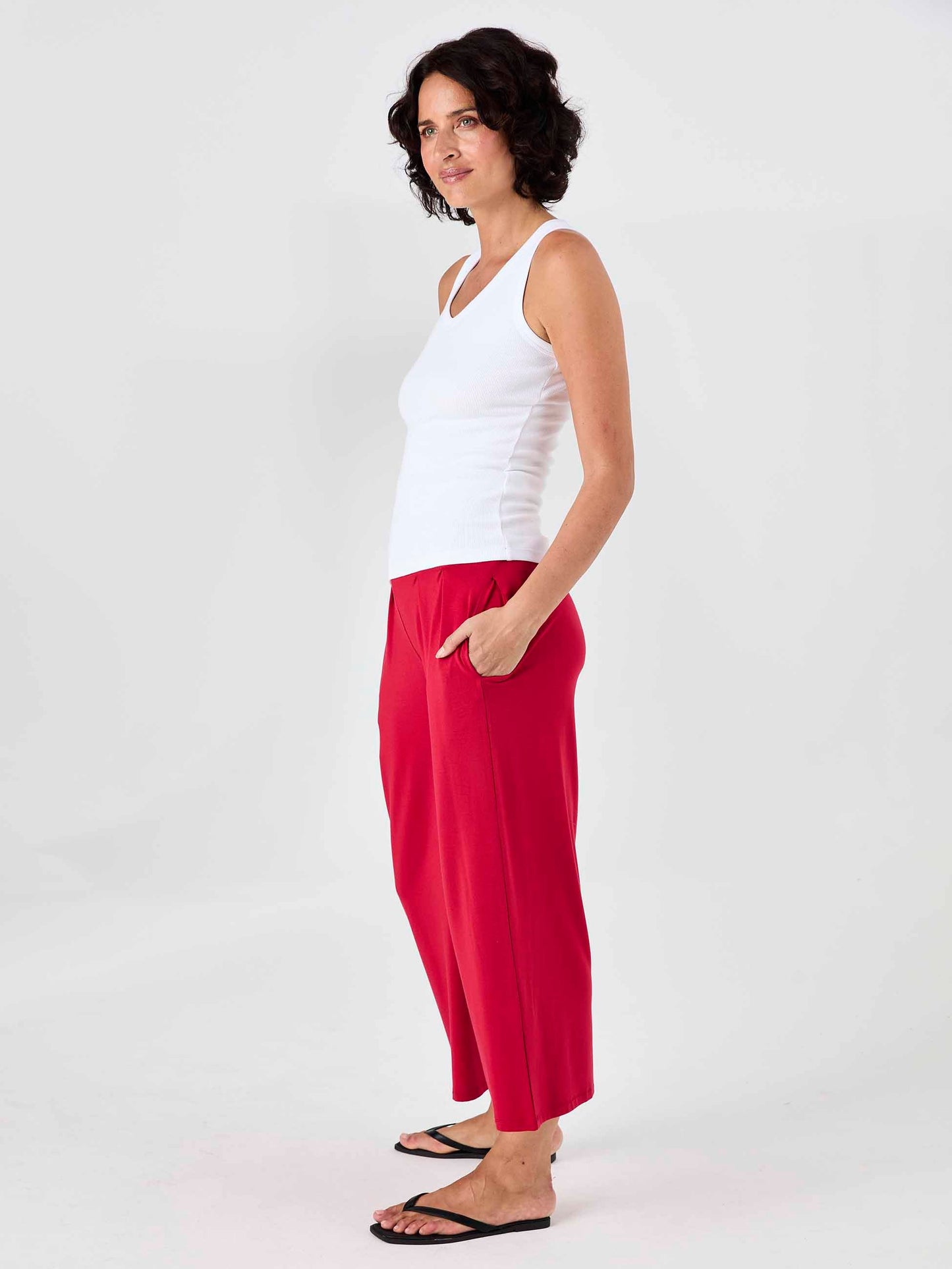 Jett Culottes - Cherry