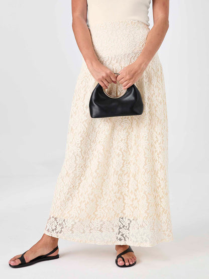 Chantelle Lace Skirt - Antique white