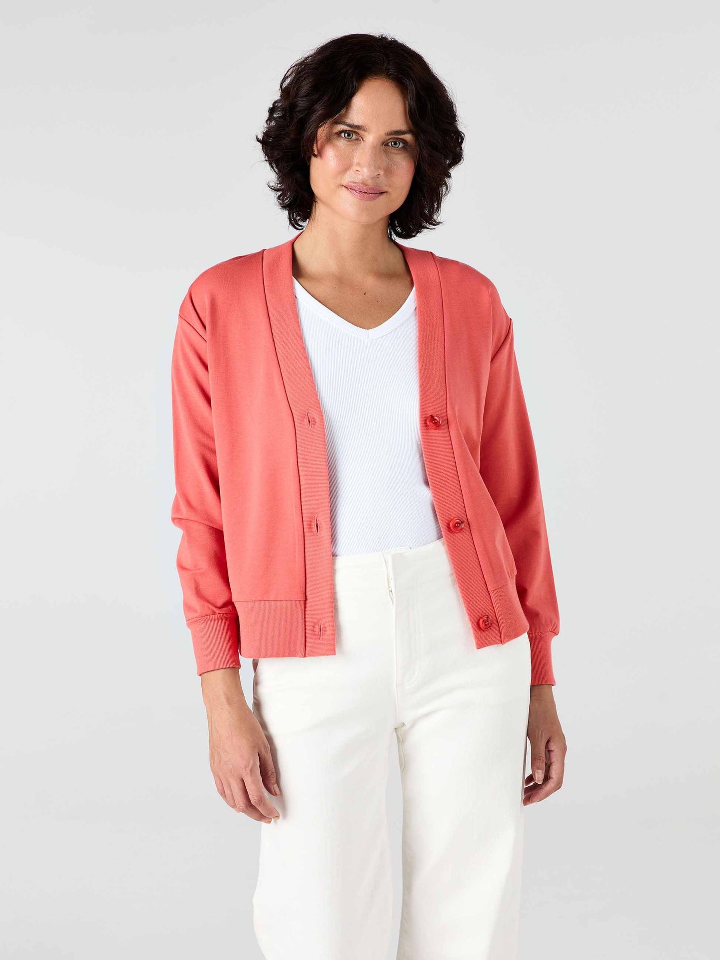 Leighton Sweat Top - Burnt Sienna