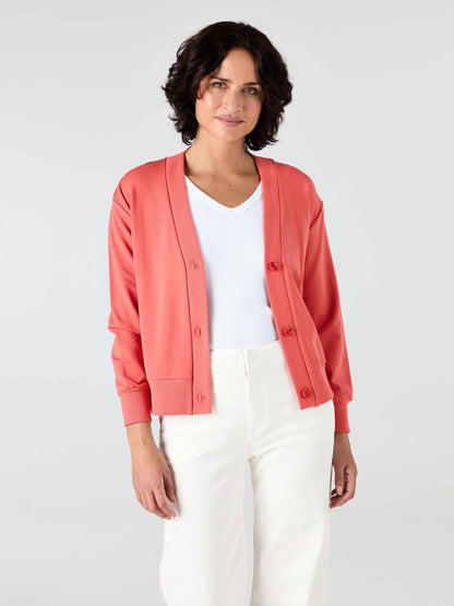 Leighton Sweat Top - Burnt Sienna