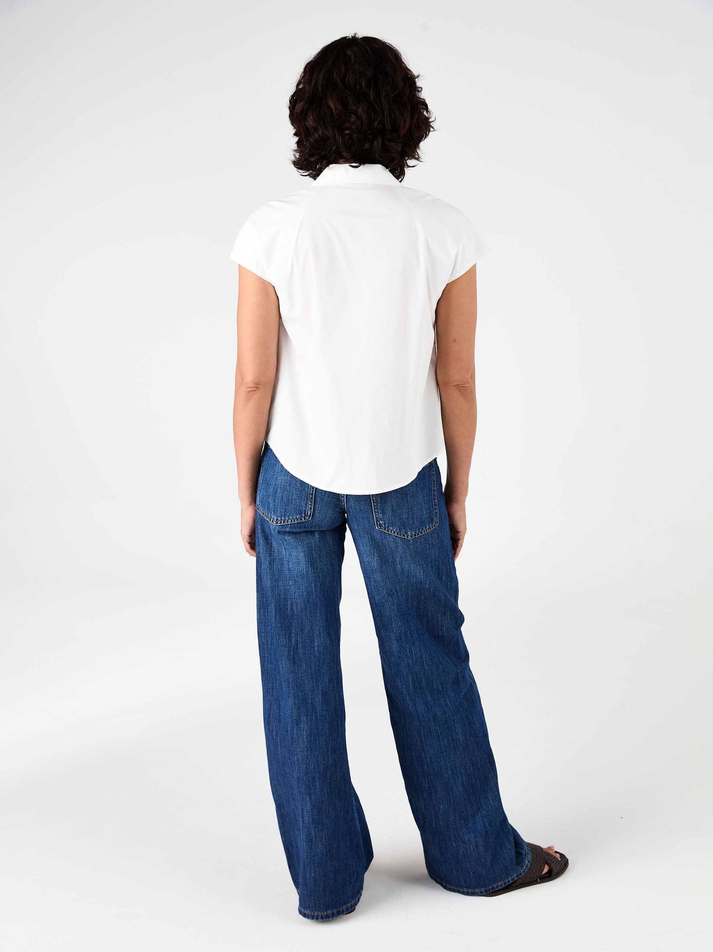 Laurel Poplin Shirt - White