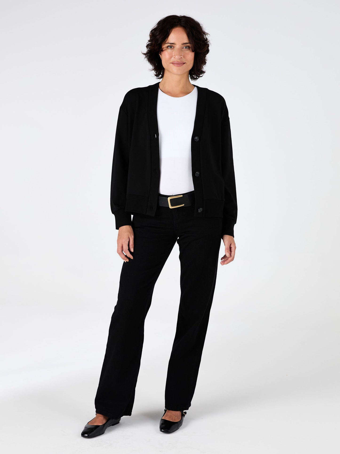 Leighton Sweat Top - Black