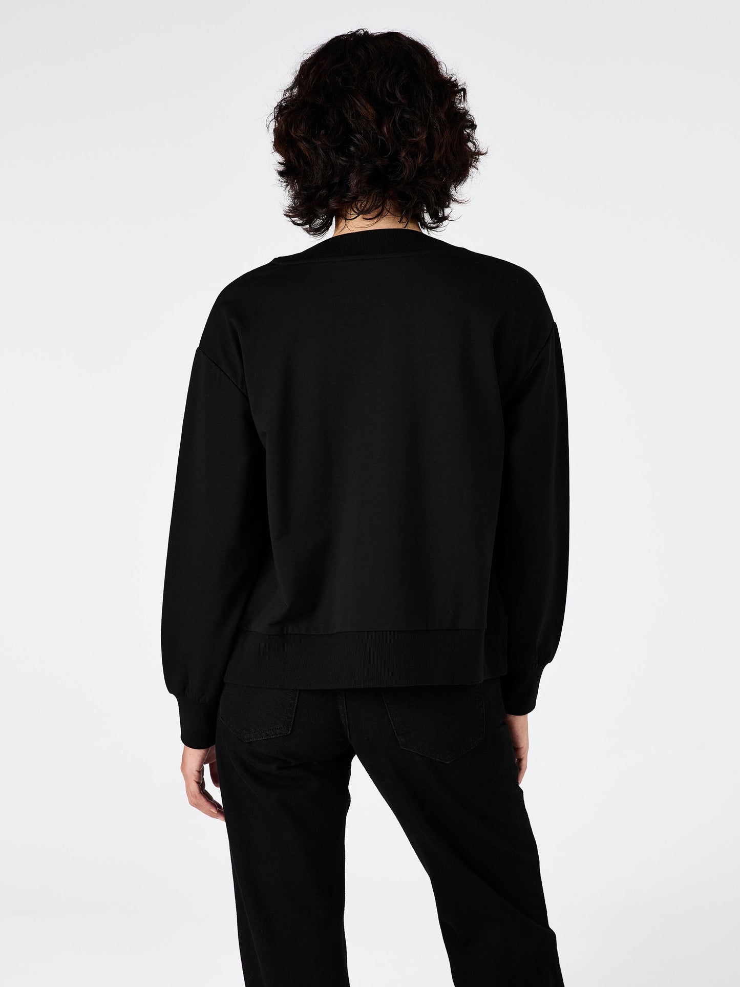 Leighton Sweat Top - Black