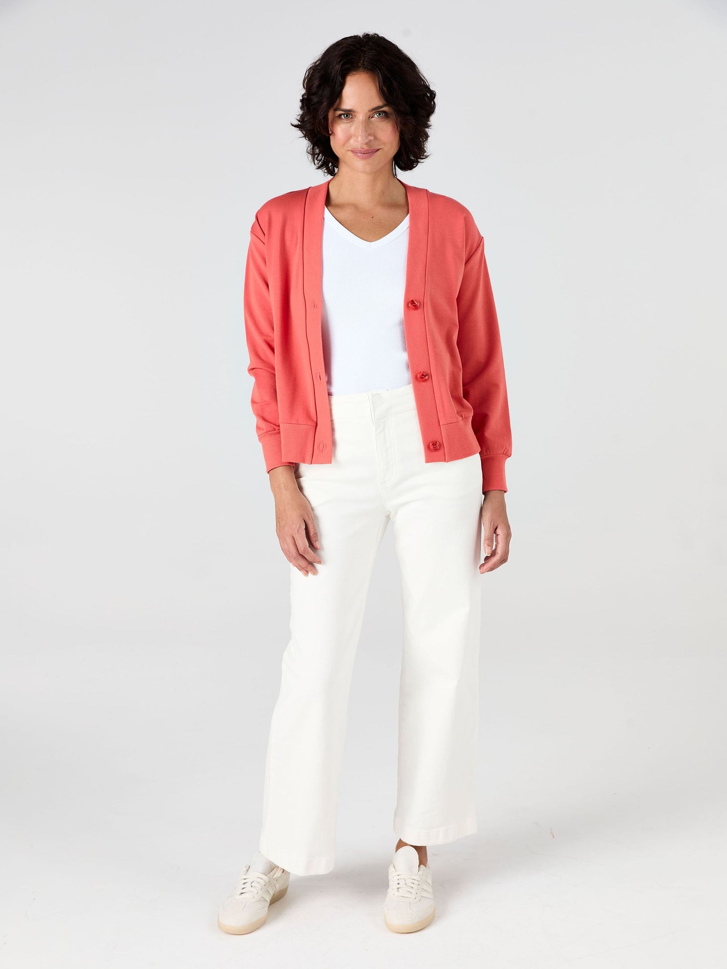 Leighton Sweat Top - Burnt Sienna