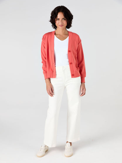 Leighton Sweat Top - Burnt Sienna