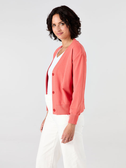 Leighton Sweat Top - Burnt Sienna