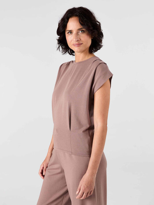 Calypso Top - Taupe